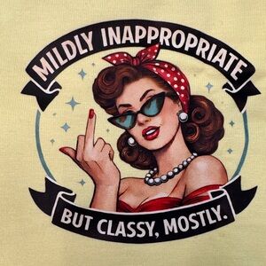 Amazon Essentials Yellow Graphic Tee